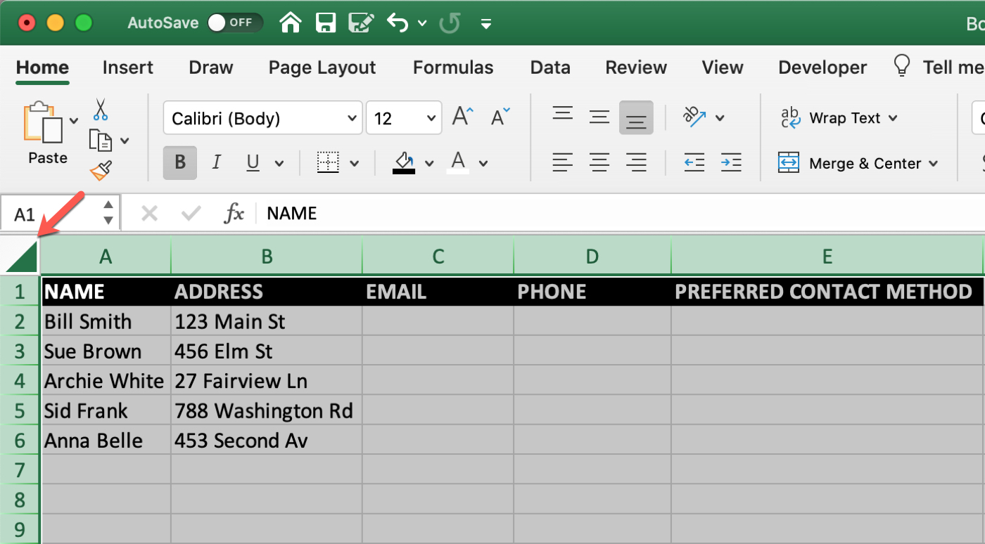 excel for mac 2016 cell clumping and saving the settings